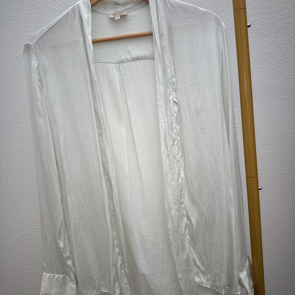 Pastel Green silk blouse